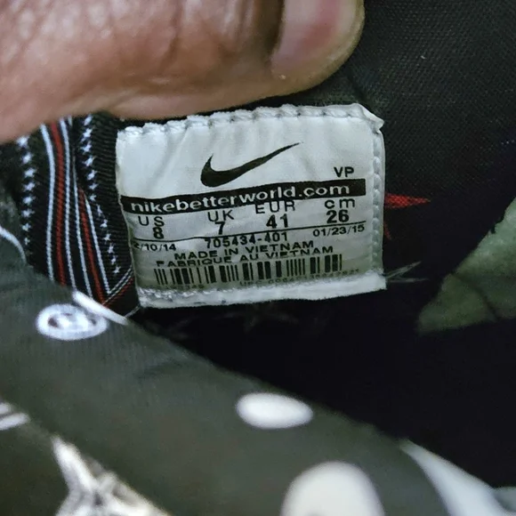 Men's Nike Dunk High CMFT Denim Multicolor Size 8 (EXCELLENT CONDITION) - Picture 14 of 14